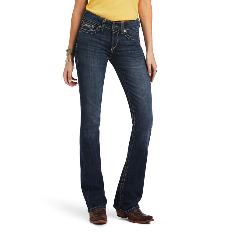 Ariat Jeans Damen - R.E.A.L. Perfect Rise Lexie Boot Cut DunkelBlau ( KXEAC-5948 )